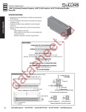 ECC36DJXN datasheet  